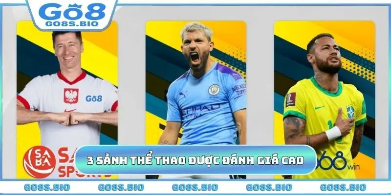 3 sảnh thể thao GO8 được đánh giá cao