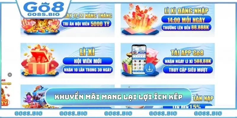 Khuyến mãi tải app mang lại lợi ích kép